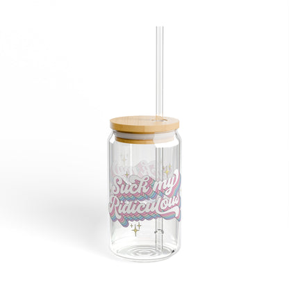 Suck My Ridiculous Pastel Sipper Glass, 16oz