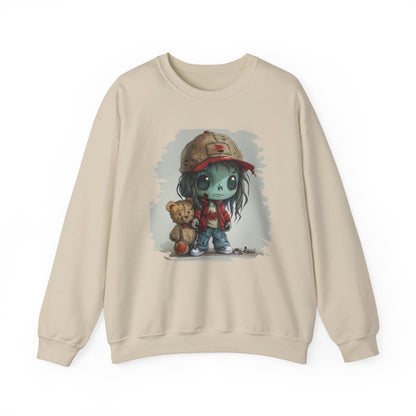 Cute Zombie Boy Unisex Heavy Blend™ Crewneck Sweatshirt