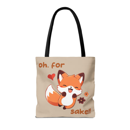 Oh For Fox Sake Tote Bag 16"