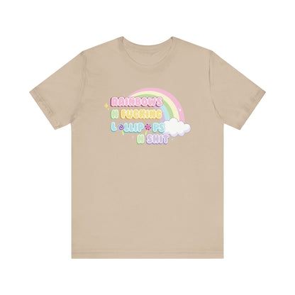 Rainbows n Lollipops Unisex Jersey Short Sleeve Tee Express Delivery available