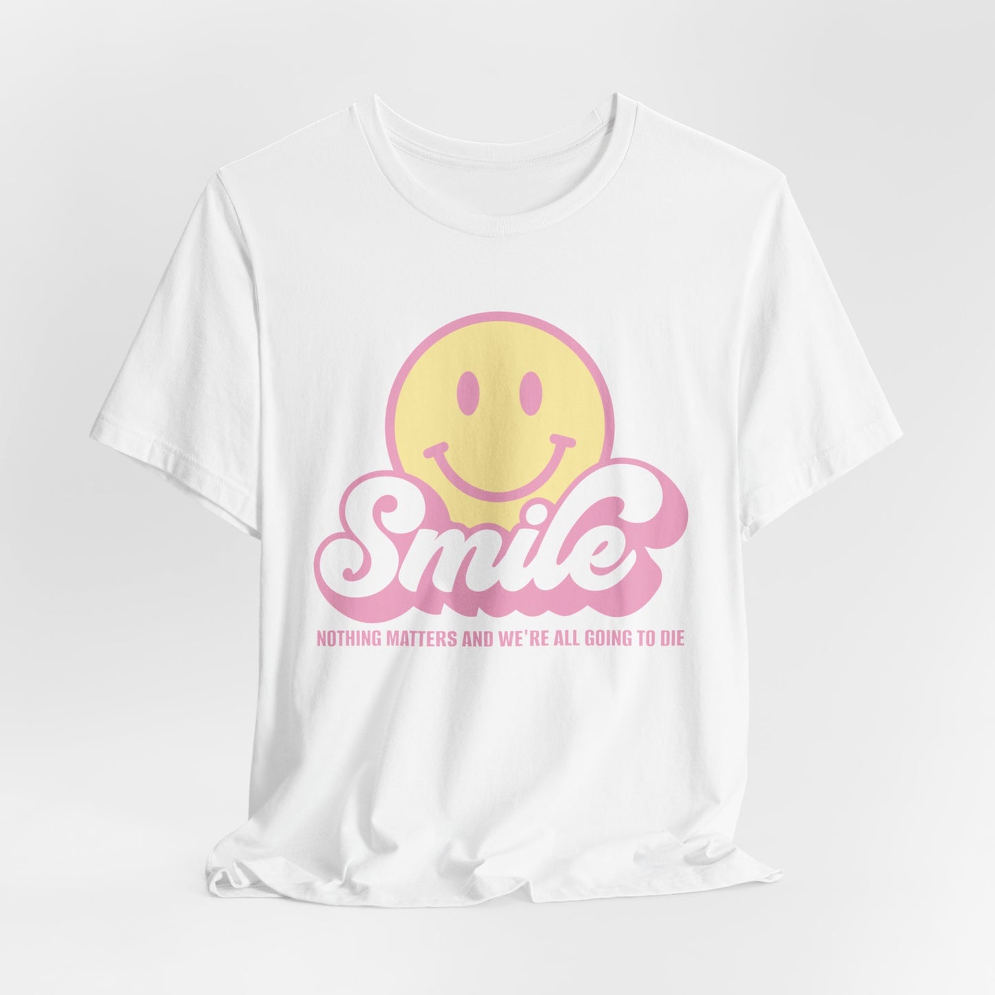 SMILE! Pastel Unisex Jersey Short Sleeve Tee