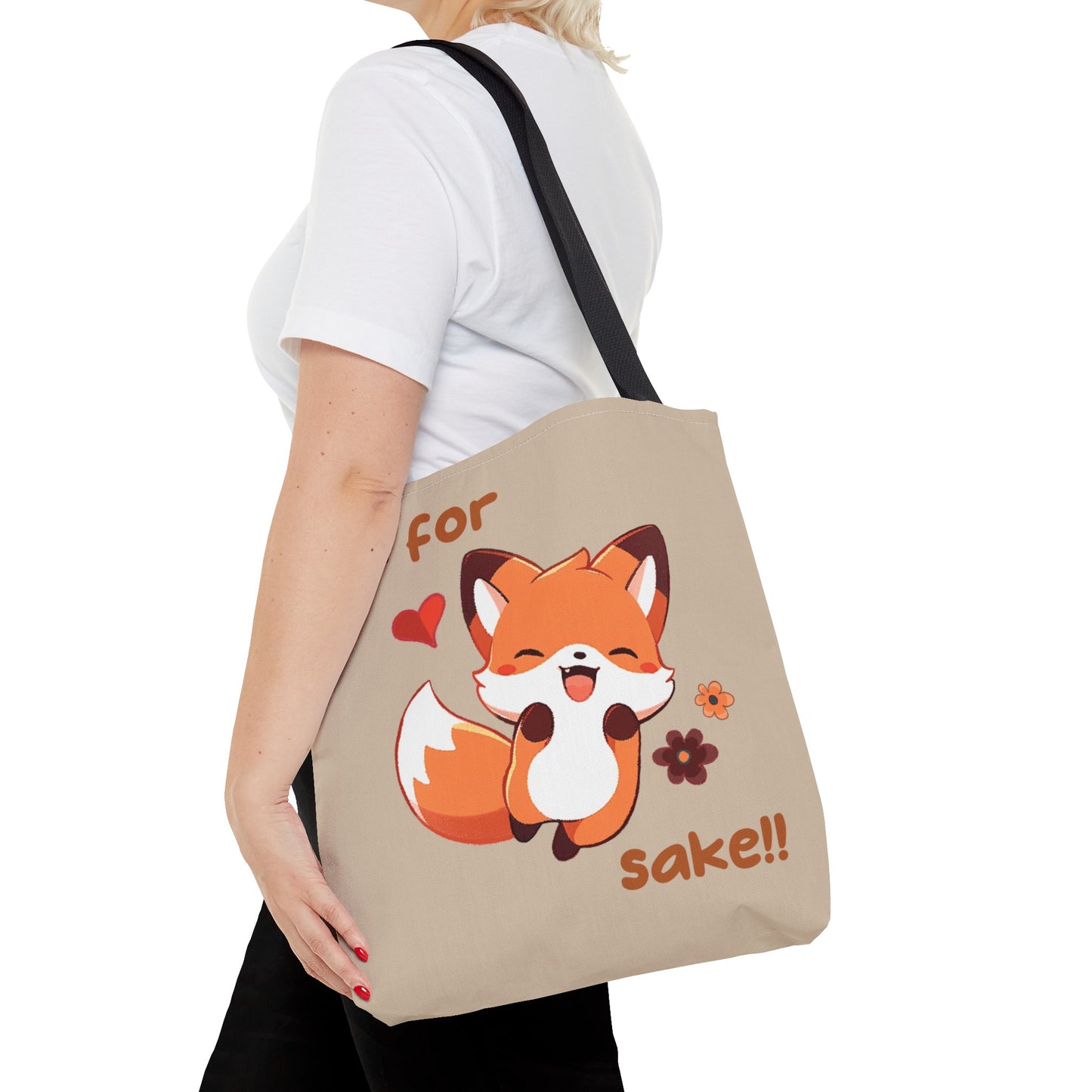 Oh For Fox Sake Tote Bag 16"