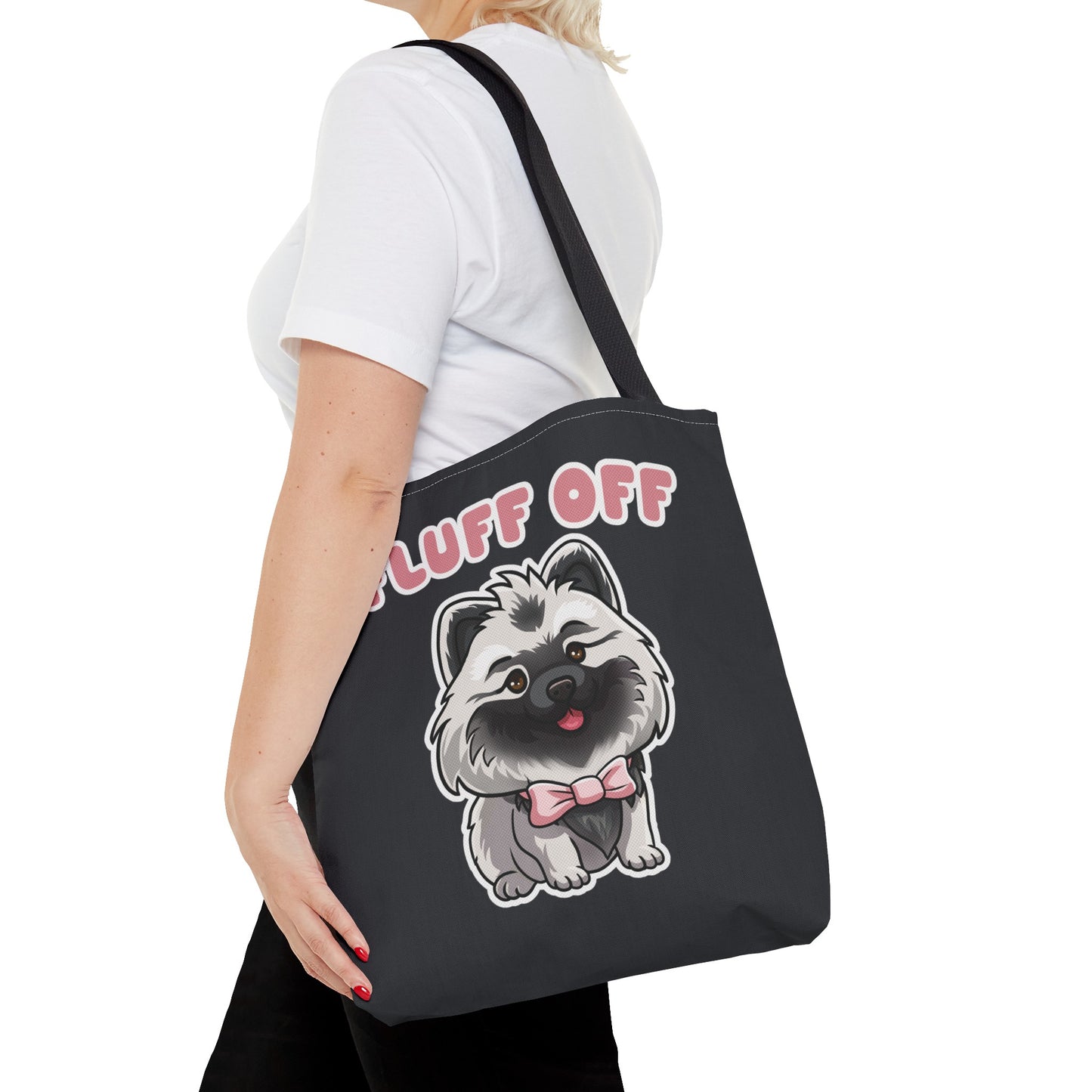 Fluff Off Tote Bag 16"