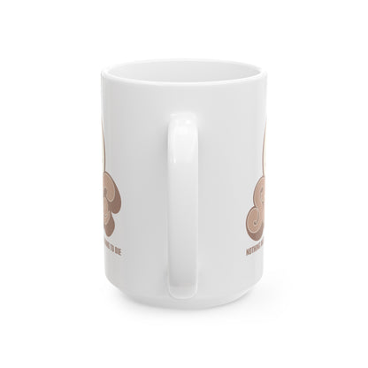 SMILE! Earthy Ceramic Mug, (11oz, 15oz)