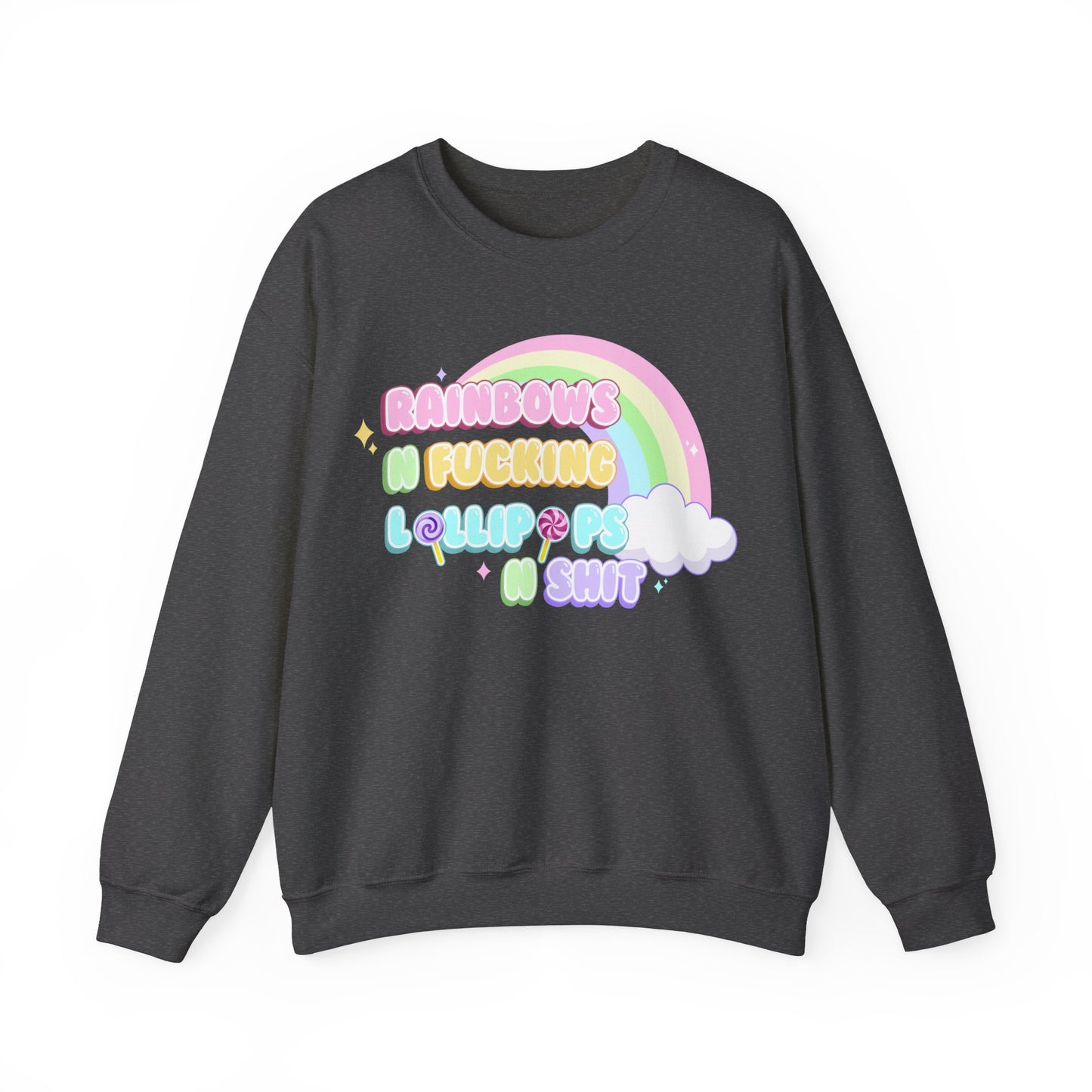 Rainbows n Lollipops Unisex Heavy Blend™ Crewneck Sweatshirt