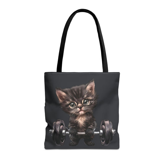 Gym Kitty Tote Bag 16"