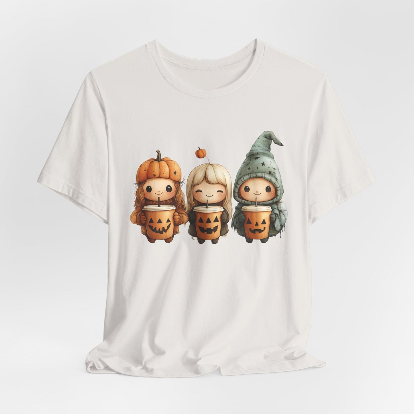 Halloween Coffee Kids Unisex Jersey Short Sleeve Tee