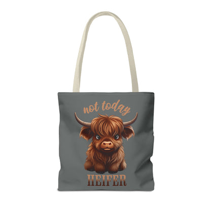 Not Today Heifer Tote Bag 16"