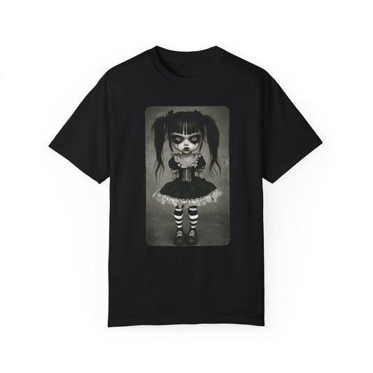 Goth Girl Vibes Unisex Garment-Dyed T-shirt