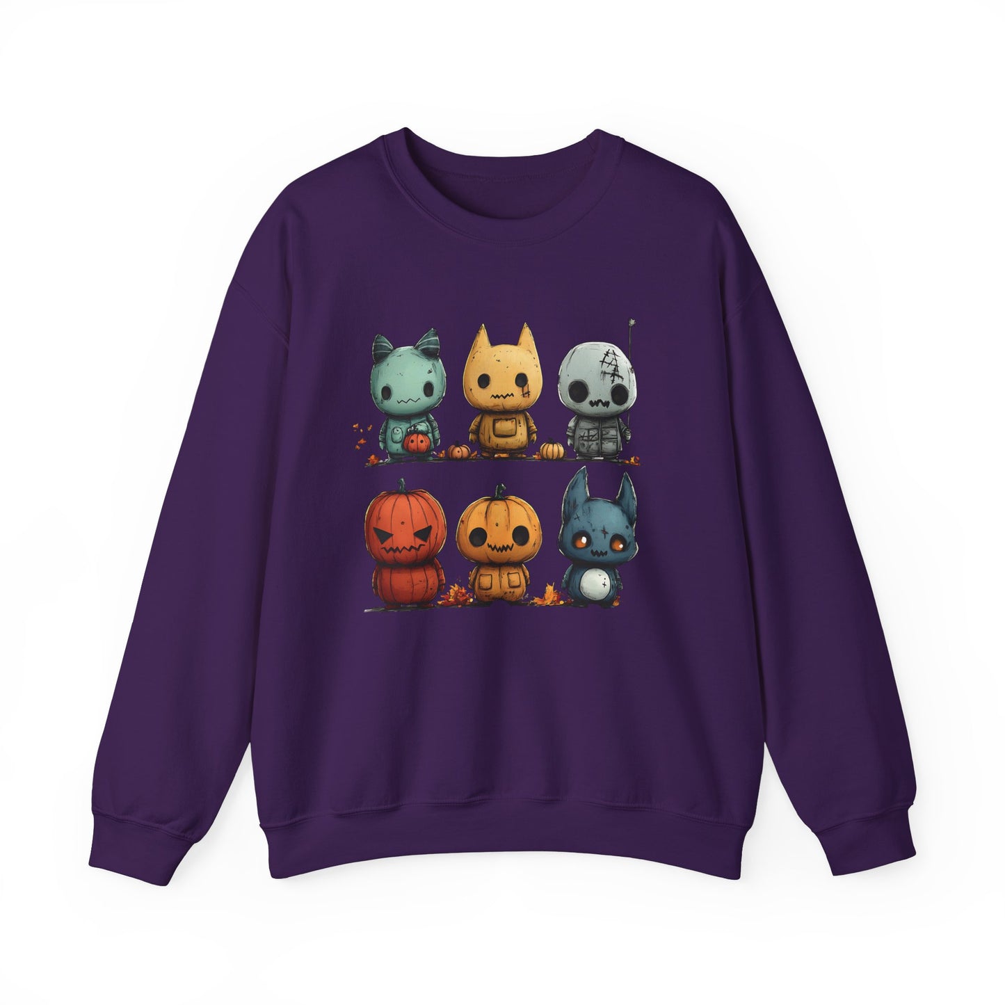 Cute Horror Characters Unisex Heavy Blend™ Crewneck Sweatshirt