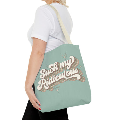 Suck My Ridiculous Earthy Tote Bag 16"