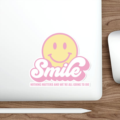 SMILE Pastel Die-Cut Stickers