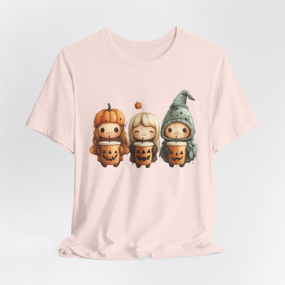 Halloween Coffee Kids Unisex Jersey Short Sleeve Tee