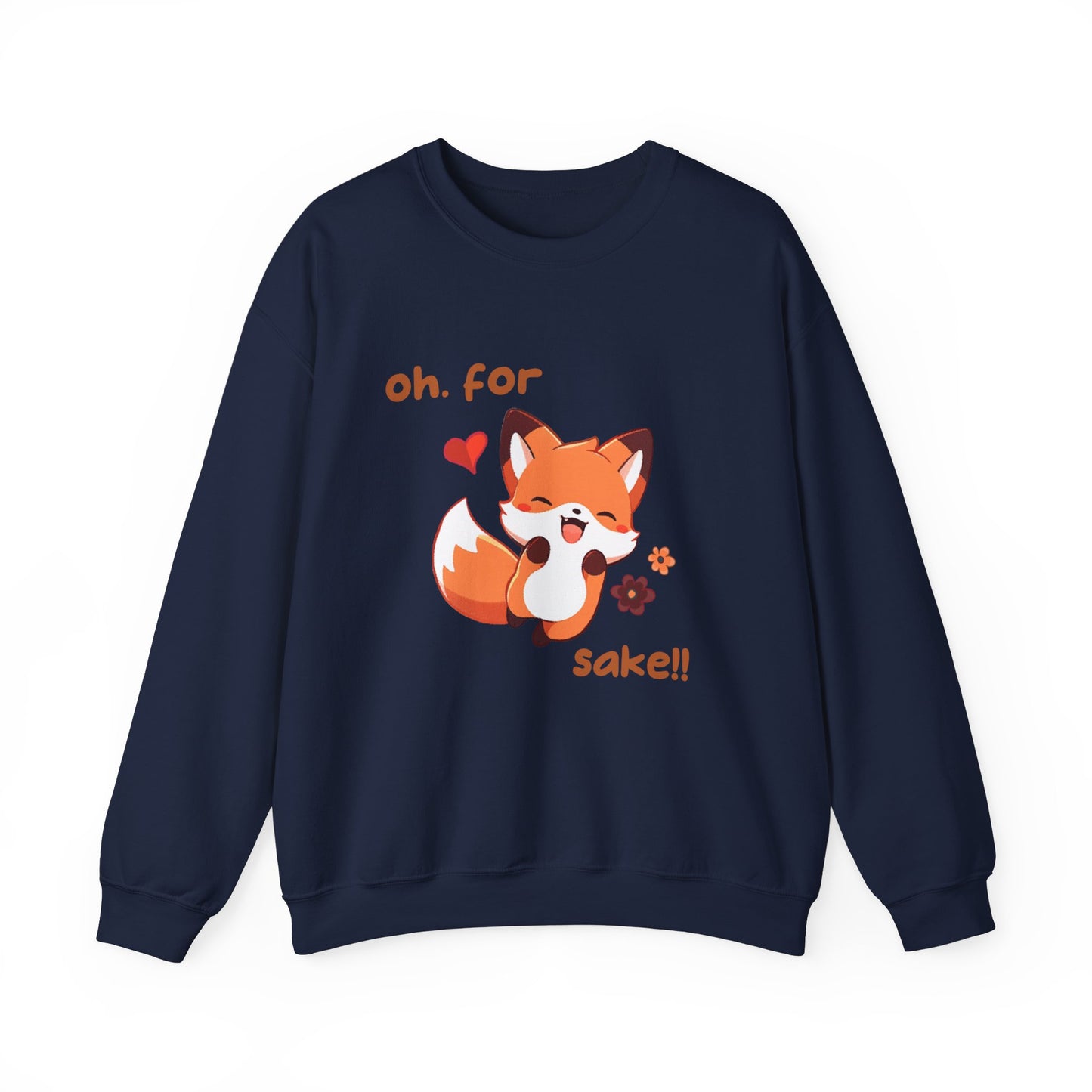 For Fox Sake Earthy Unisex Heavy Blend™ Crewneck Sweatshirt