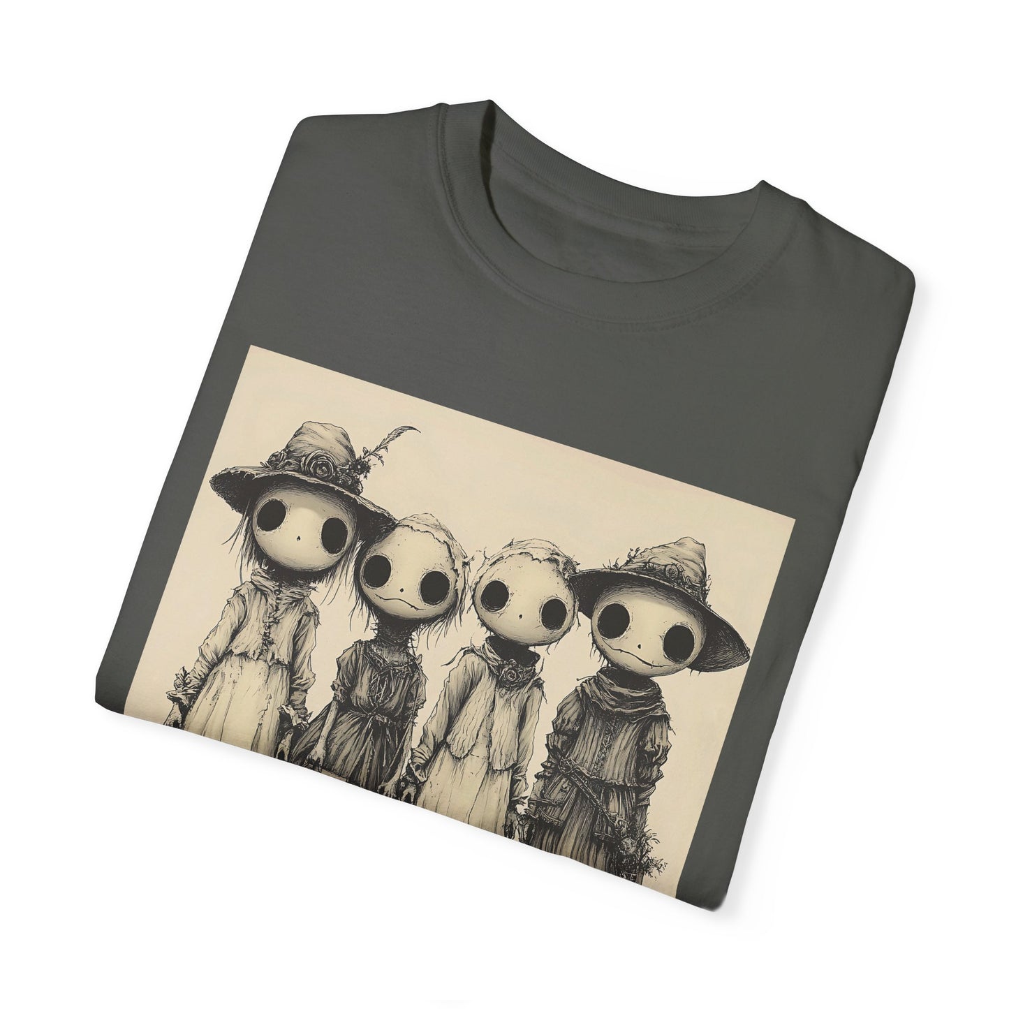 Creepy Vintage Ink Kids Unisex Garment-Dyed T-shirt