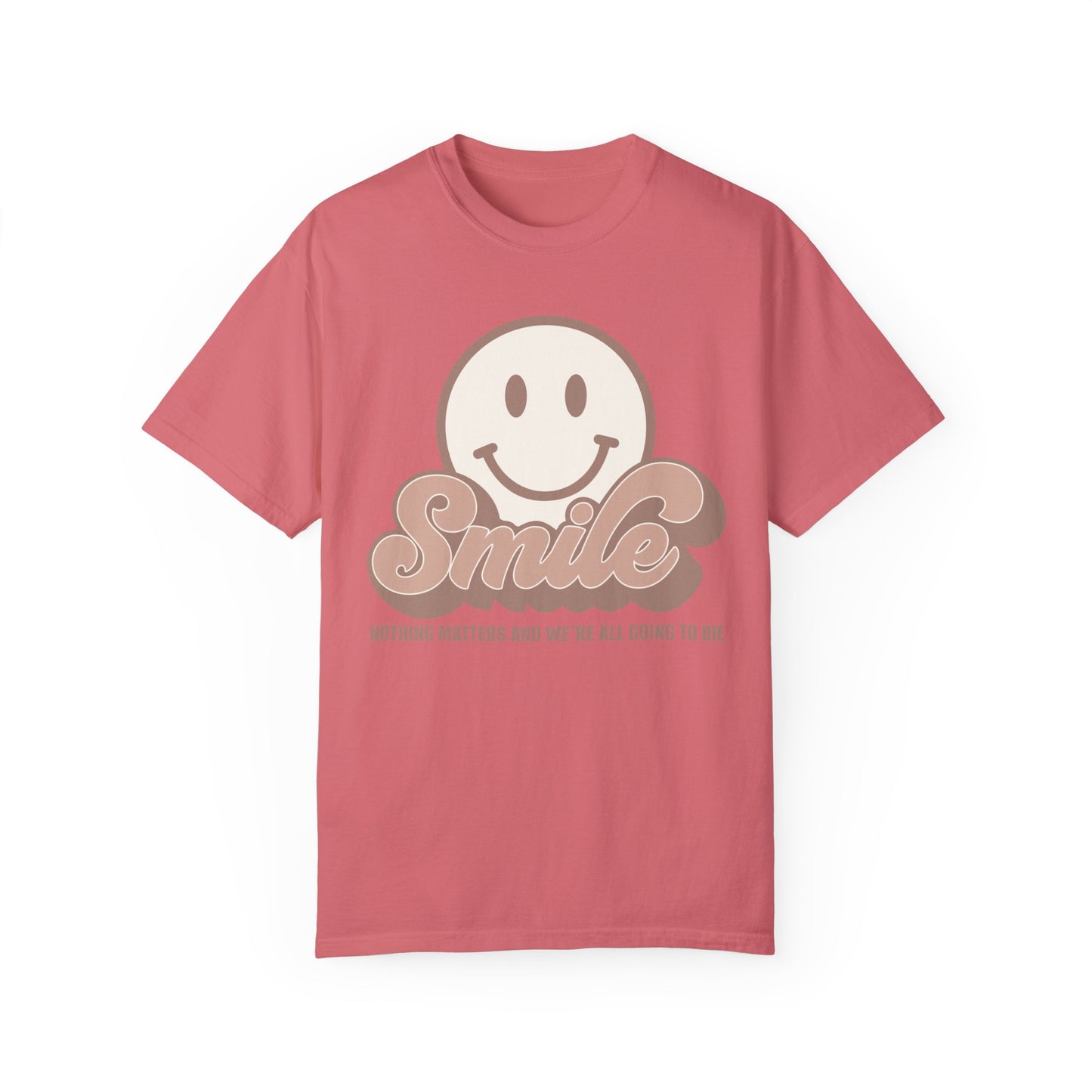 Smile Earthy Unisex Garment-Dyed 100% Cotton T-shirt