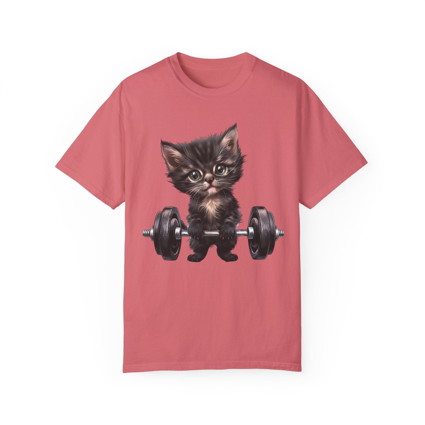 Gym Kitty Unisex Garment-Dyed 100% Cotton T-shirt