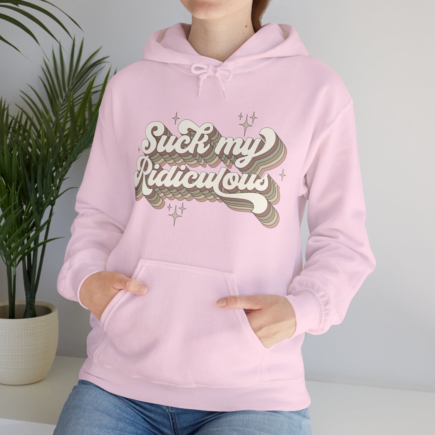 Suck My Ridiculous Earthy Unisex Heavy Blend™ Hooded Sweatshirt