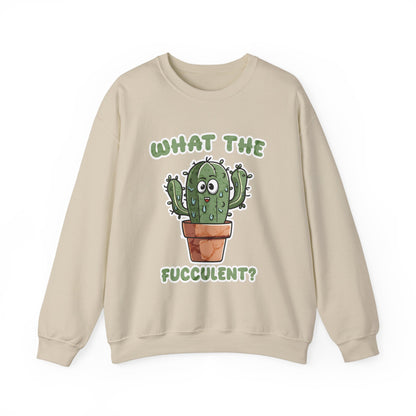 What the Fucculent Unisex Heavy Blend™ Crewneck Sweatshirt