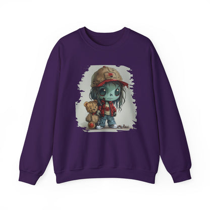 Cute Zombie Boy Unisex Heavy Blend™ Crewneck Sweatshirt