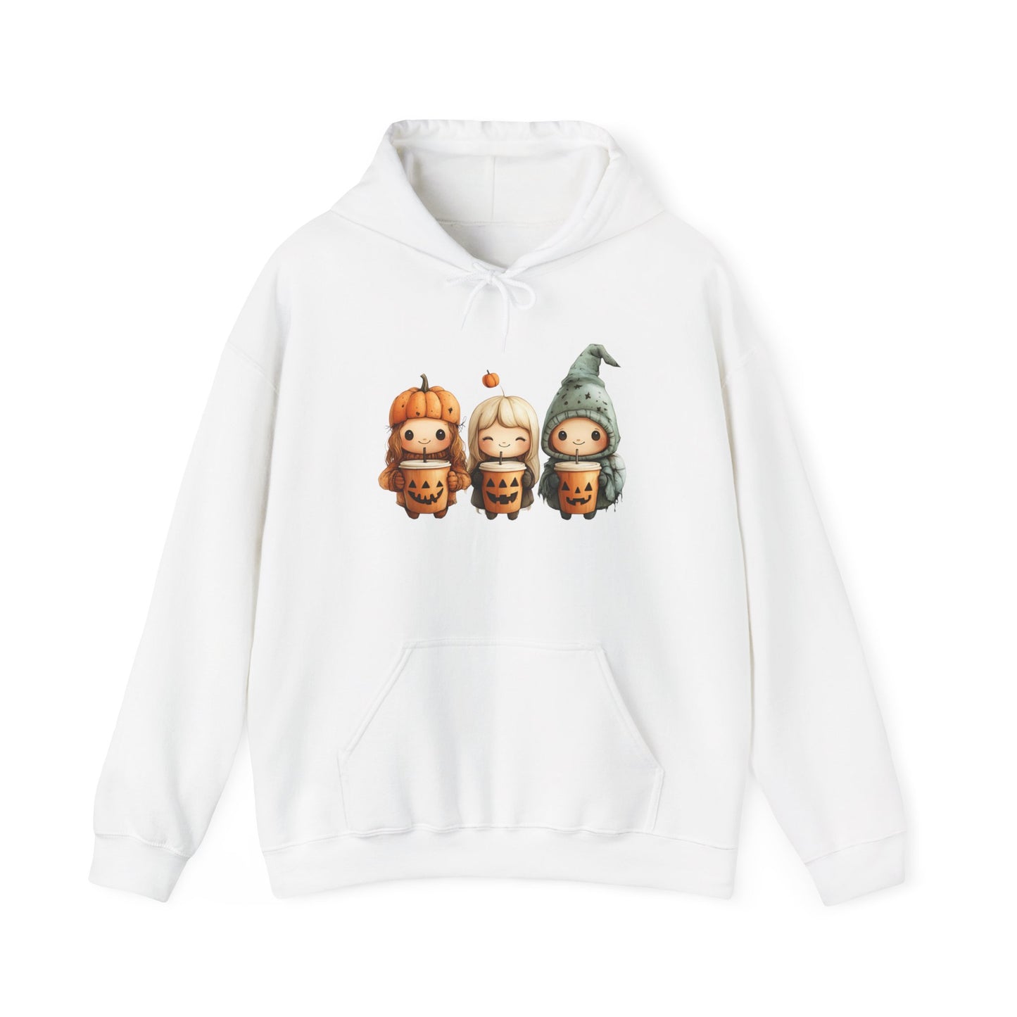 Halloween Coffee Kids Unisex Heavy Blend™ Hooded Sweatshirt