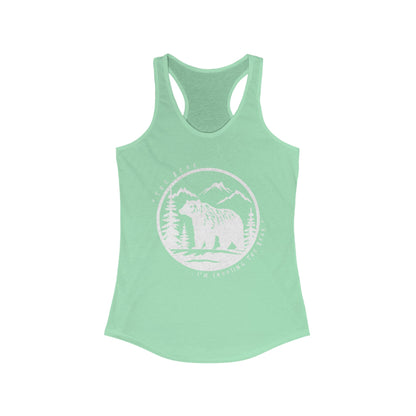 I Choose The Bear Women's Ideal Racerback Tank