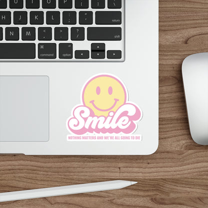 SMILE Pastel Die-Cut Stickers