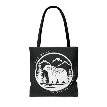 I Choose The Bear Tote Bag 16"