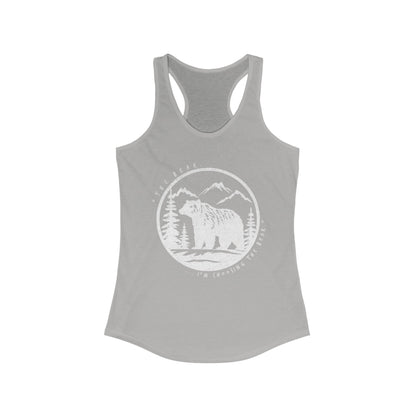 I Choose The Bear Women's Ideal Racerback Tank