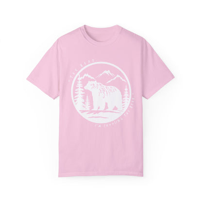 I Choose The Bear Unisex Garment-Dyed 100% Cotton T-shirt