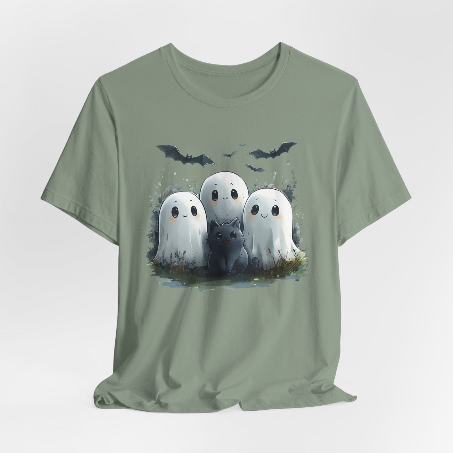 Cute Ghosties Unisex Jersey Short Sleeve Tee