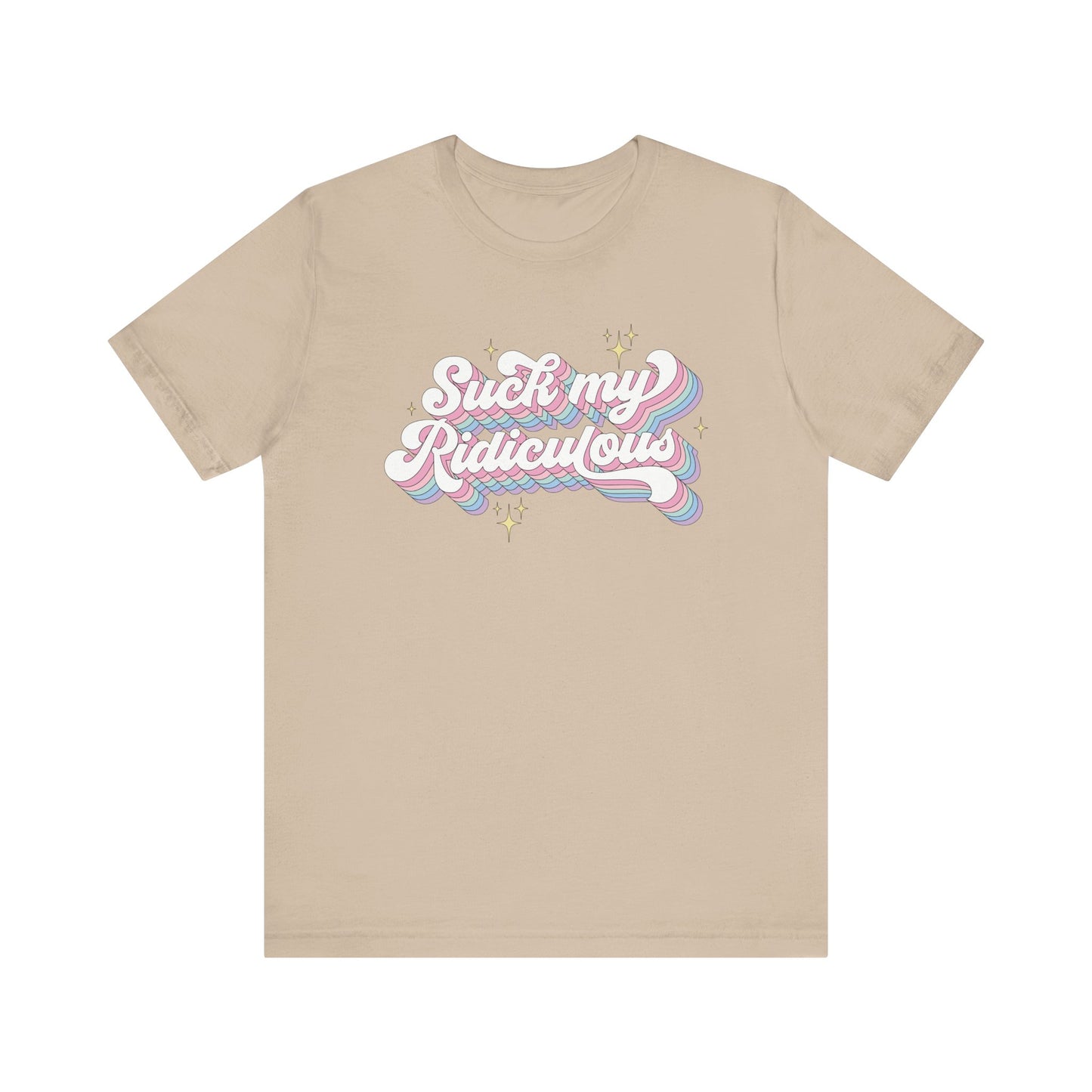 Suck My Ridiculous Pastel Unisex Jersey Short Sleeve Tee Express Delivery available