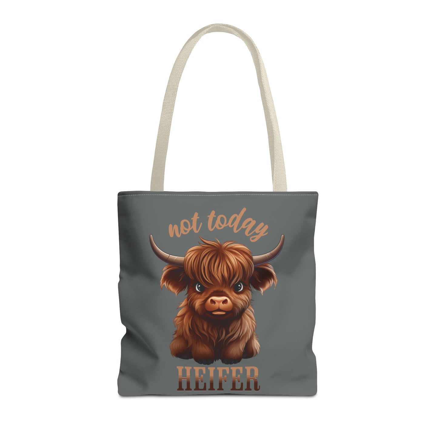 Not Today Heifer Tote Bag 16"