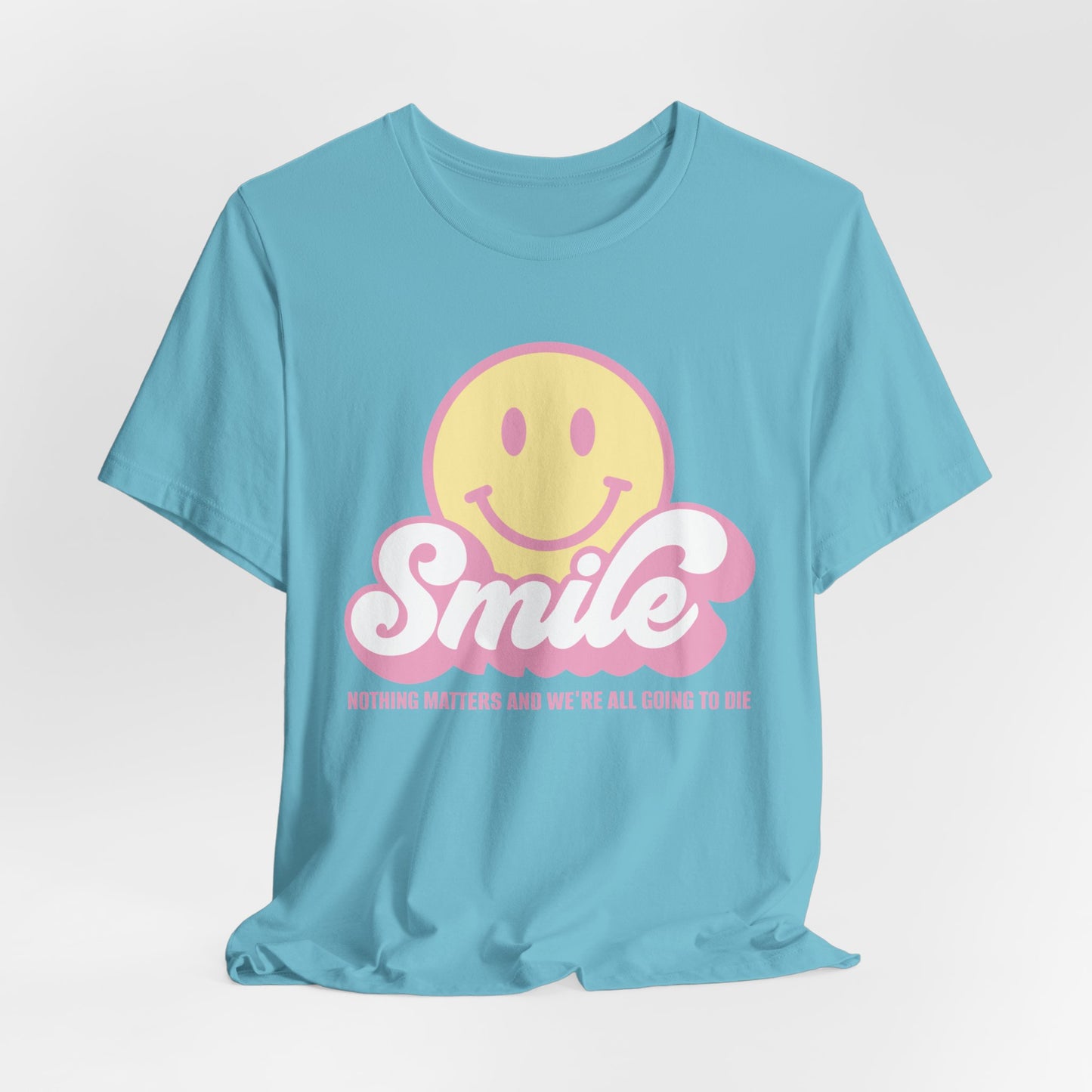 SMILE! Pastel Unisex Jersey Short Sleeve Tee