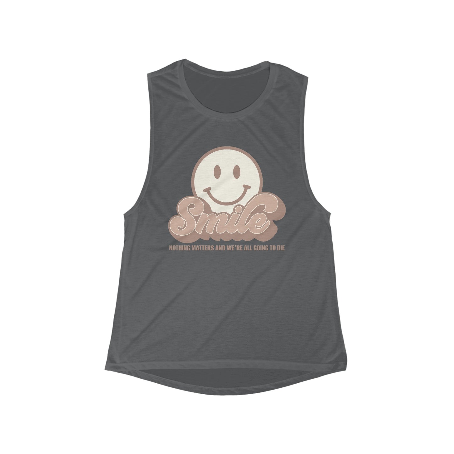 Smile Earthy Flowy Scoop Muscle Tank