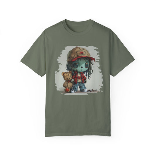 Cute Zombie Boy Unisex Garment-Dyed T-shirt