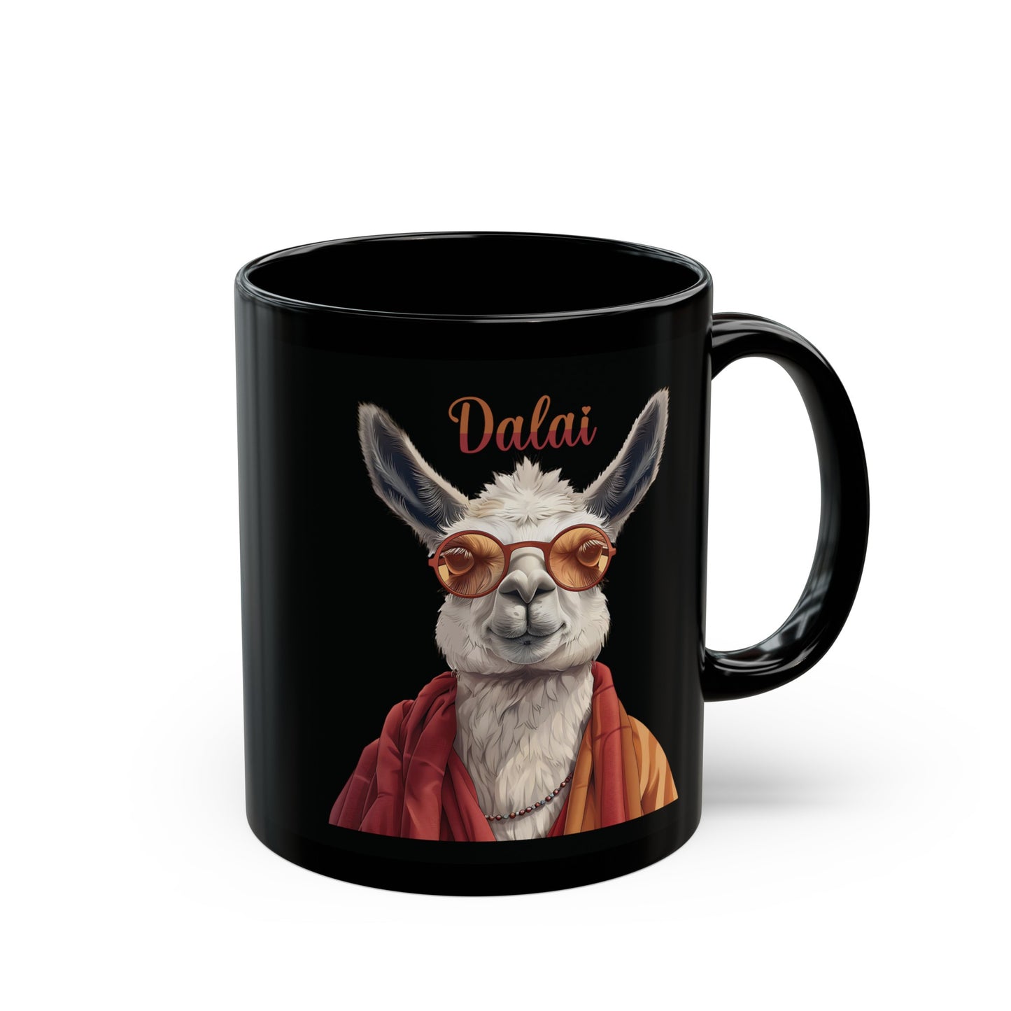 Dalai Llama Black Mug (11oz, 15oz)