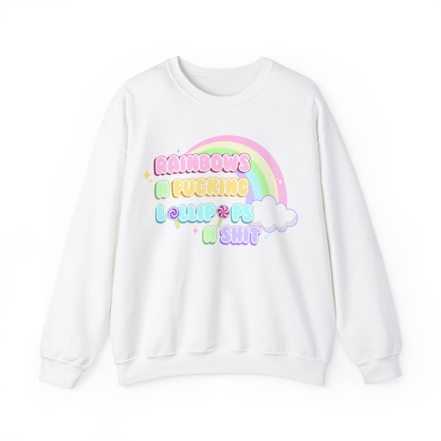 Rainbows n Lollipops Unisex Heavy Blend™ Crewneck Sweatshirt