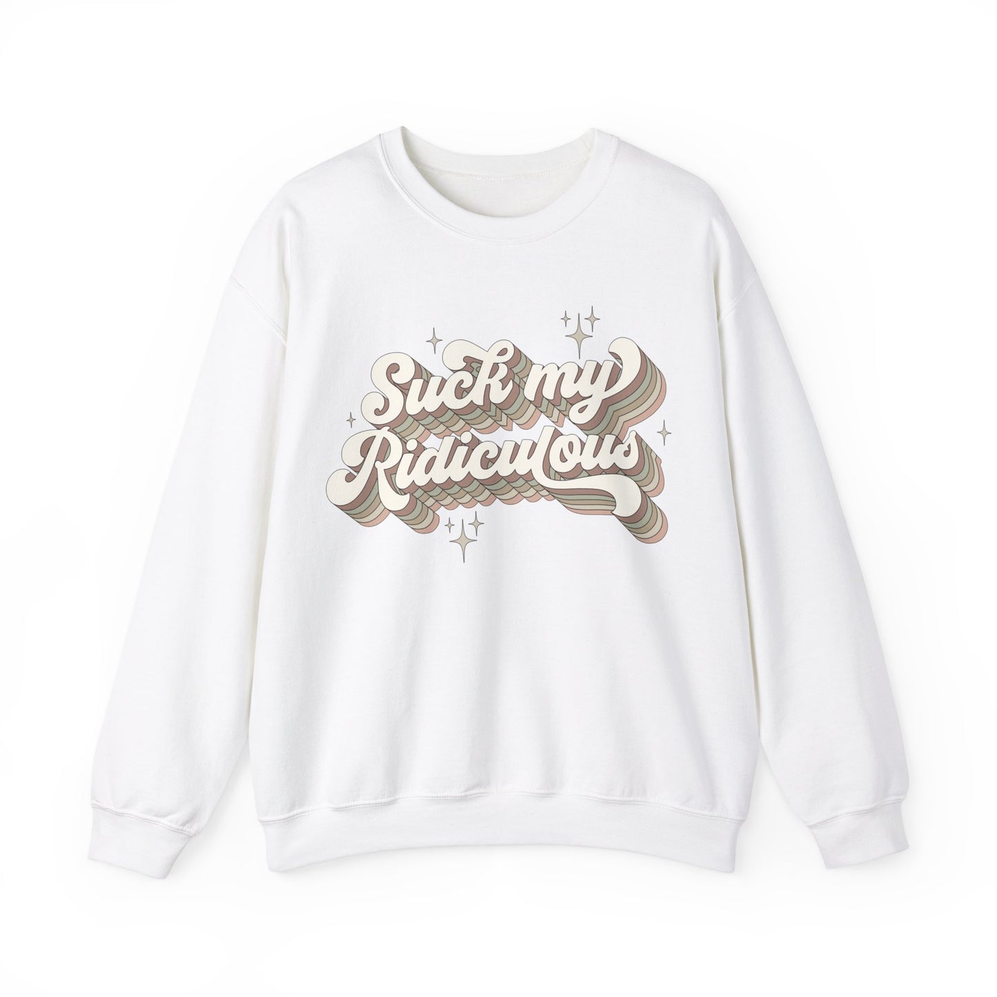 Suck my Ridiculous Earthy Unisex Heavy Blend™ Crewneck Sweatshirt