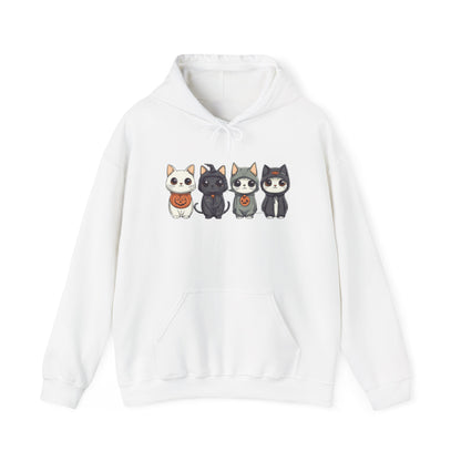 Cute Halloween Costume Cats Unisex Heavy Blend™ Hooded Sweatshirt