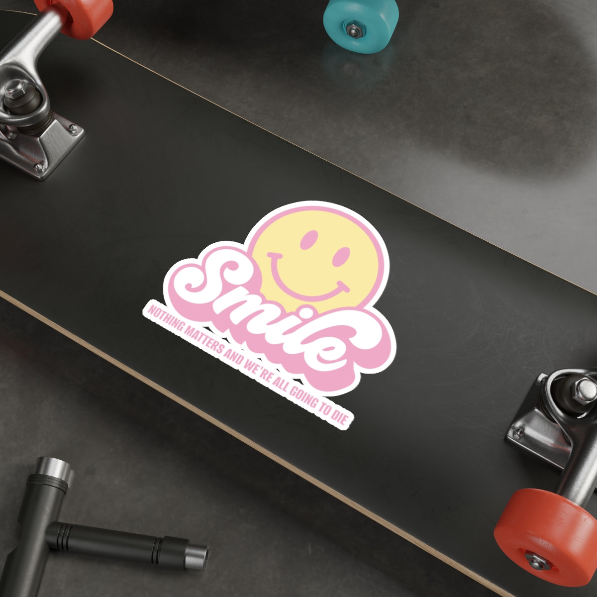 SMILE Pastel Die-Cut Stickers