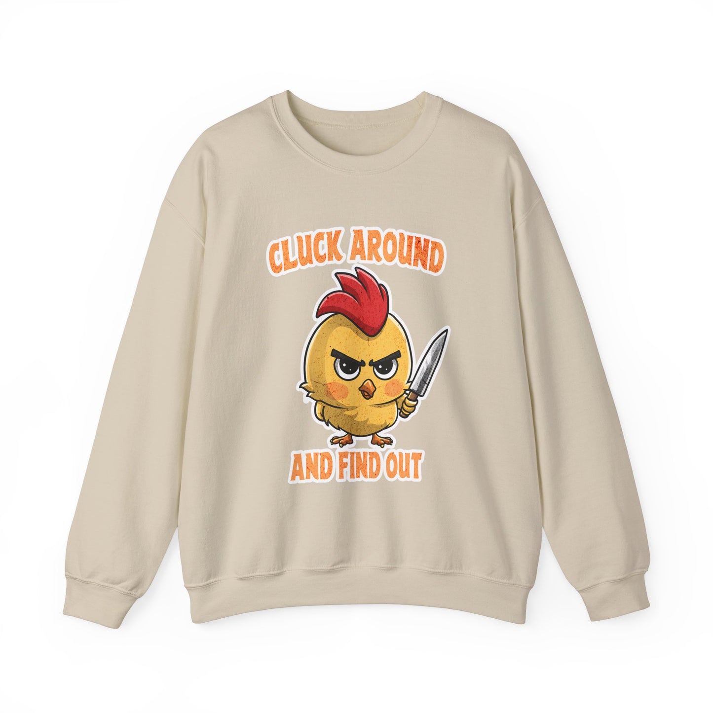 Cluck Around and Find Out Unisex Heavy Blend™ Crewneck Sweatshirt