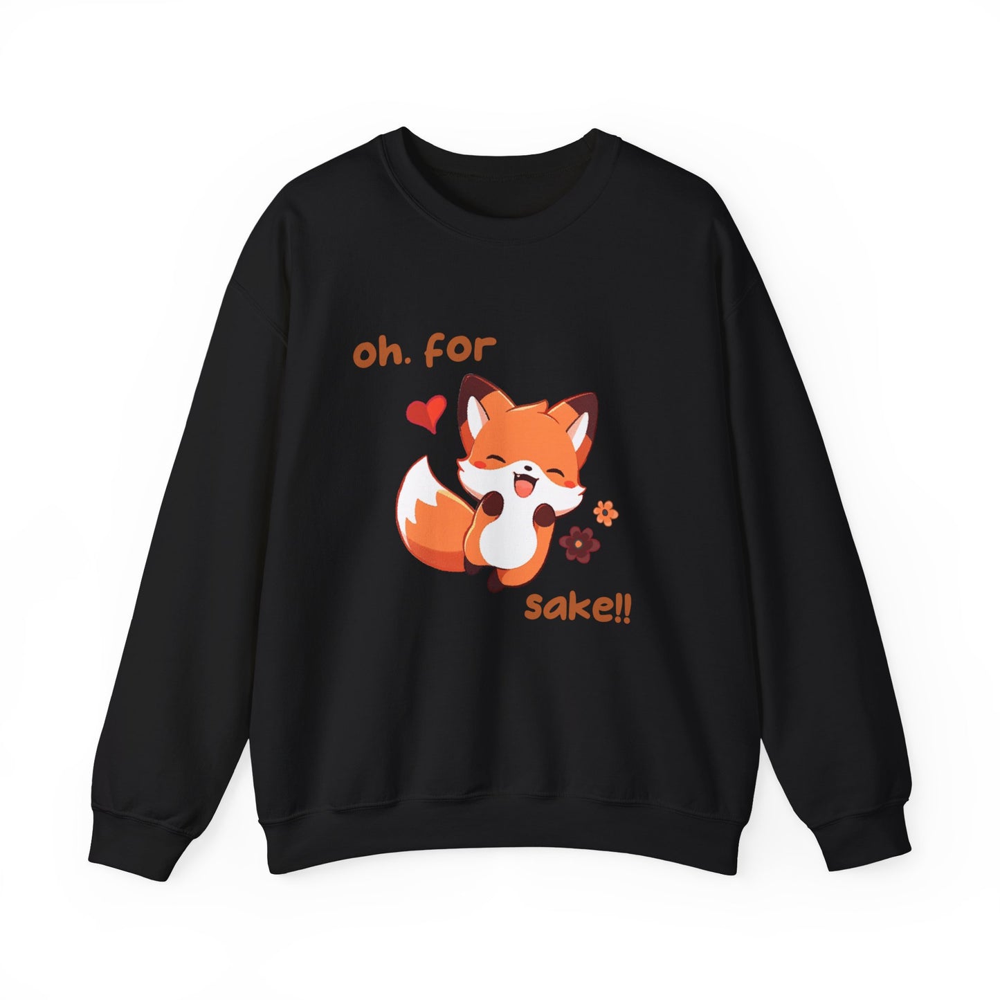 For Fox Sake Earthy Unisex Heavy Blend™ Crewneck Sweatshirt
