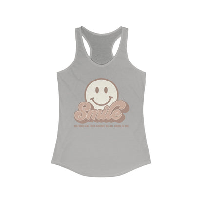 SMILE! Earthy Women's Ideal Racerback Tank