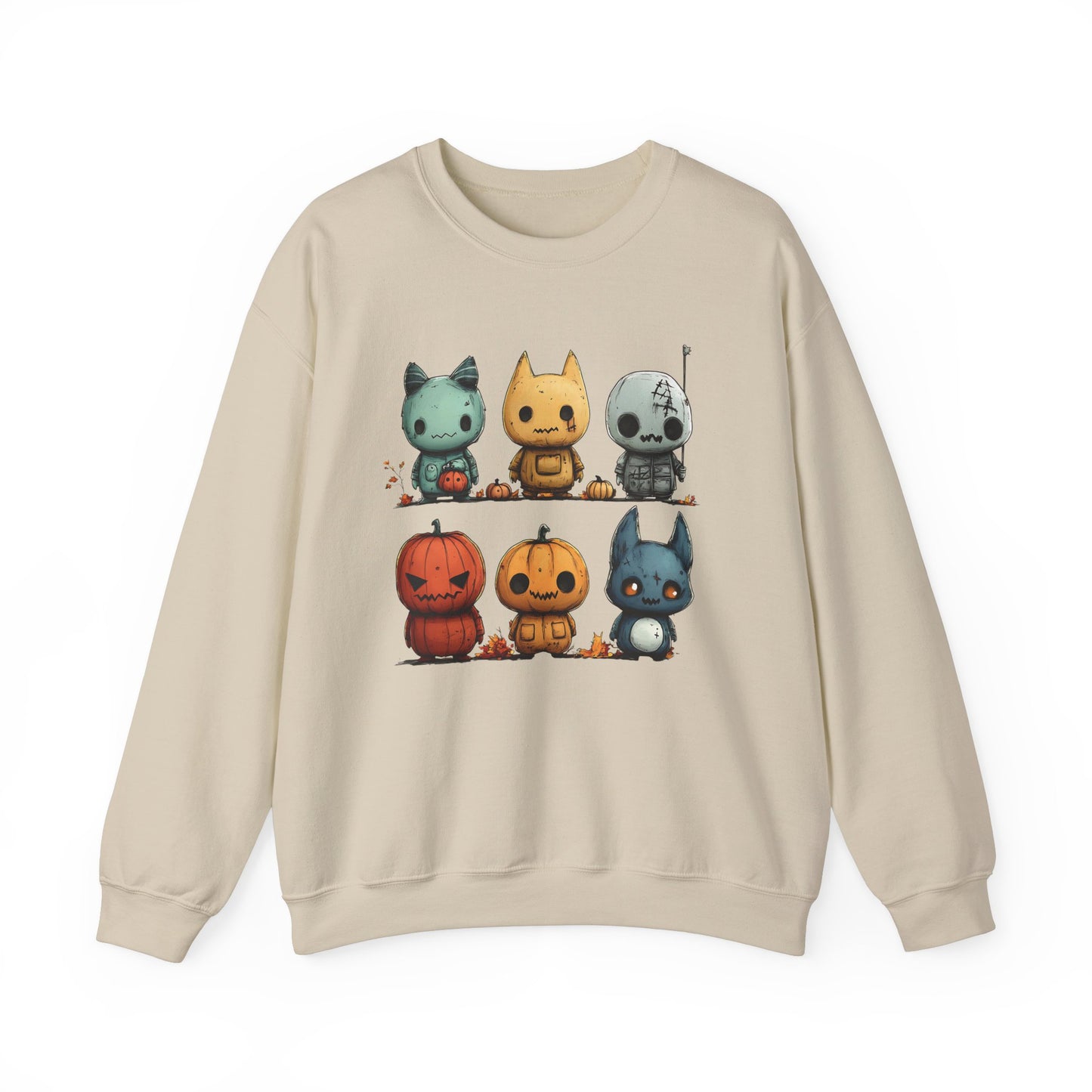 Cute Horror Characters Unisex Heavy Blend™ Crewneck Sweatshirt