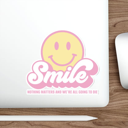 SMILE Pastel Die-Cut Stickers