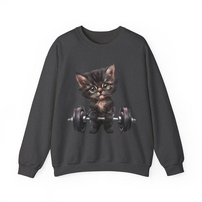 Gym Kitty Unisex Heavy Blend™ Crewneck Sweatshirt