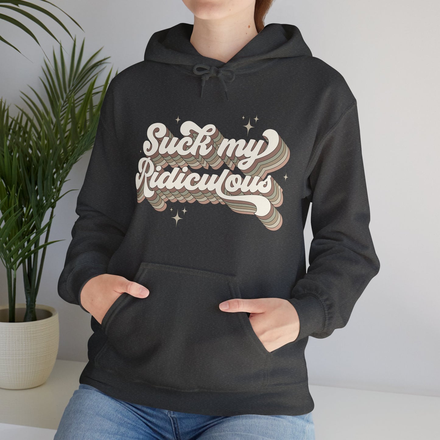 Suck My Ridiculous Earthy Unisex Heavy Blend™ Hooded Sweatshirt