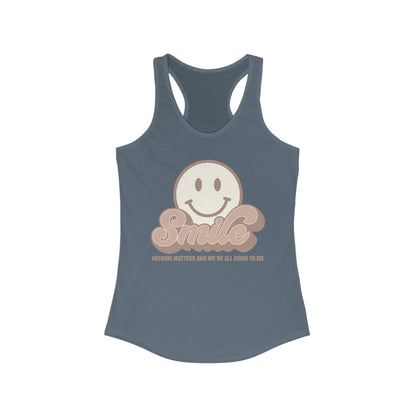 SMILE! Earthy Women's Ideal Racerback Tank