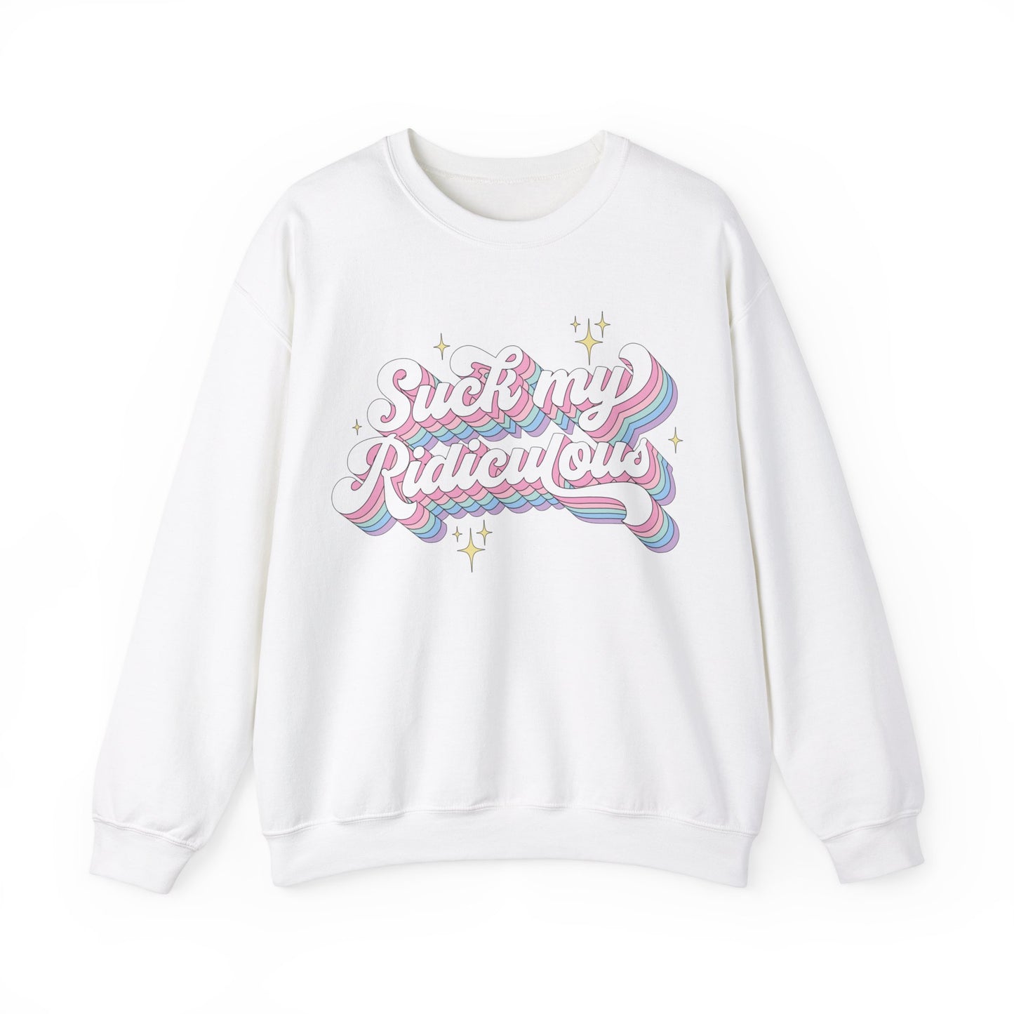 Suck my Ridiculous Pastel Unisex Heavy Blend™ Crewneck Sweatshirt